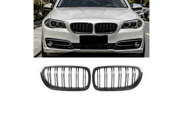 BMW F10/F11/F18 Двойни бъбреци – Черен гланц (2010–2018)